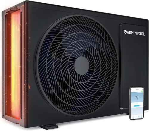 Miniatura 17 de Bomba de calor de piscina de 16000 BTU para piscinas sobre el suelo de hasta 5,400 galones, calentador eléctrico de piscina de 110 V con inversor