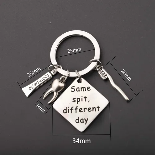 Miniatura 2 de Lywjyb Birdgot Regalo divertido para dentistas con el mismo salivo, regalo de higienista dental para diferentes días (El mismo escupito)