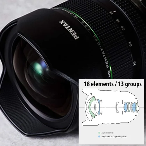 Miniatura 4 de Pentax D FA F2.8ED SDM WR 15-30mm f/2.8 Lente de Zoom Ultra Gran Angular para Pentax K
