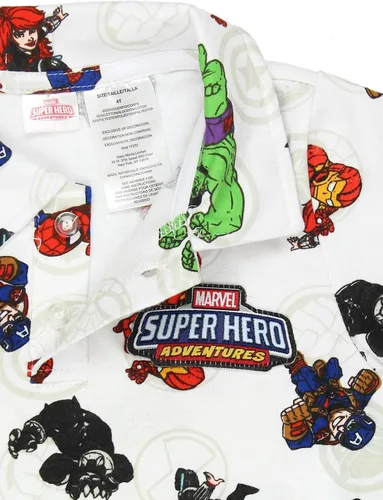 Miniatura 4 de Marvel Super Hero Adventures - Camisa polo con cuello para niños pequeños