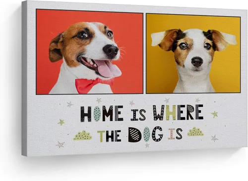 Miniatura 15 de Smile Art Design Impresión en lienzo personalizada: arte de pared con fotos personalizadas, hecho a pedido en Estados Unidos, lienzo premium