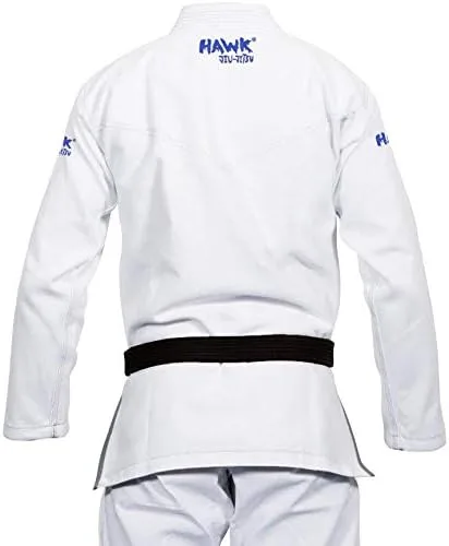 Miniatura 4 de Brazilian Jiu Jitsu Gi BJJ Gi para hombres y mujeres Grappling Gi Uniforme Kimonos ultraligeros, preencogidos, con cinturón blanco