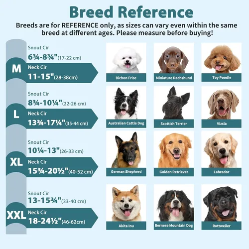 Miniatura 5 de BARKLESS Collar resistente sin tirones para perros medianos y grandes, suave y reflectante con enlace de seguridad, correa de bozal de entrenamiento