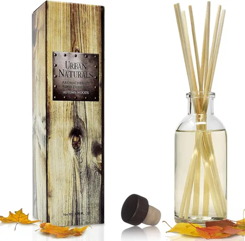 Miniatura 40 de Urban Naturals Amber & Lavender - Juego de difusor con varillas aromáticas Colección de aromaterapia (Awaken + Renew) Mind & Body Ambientador