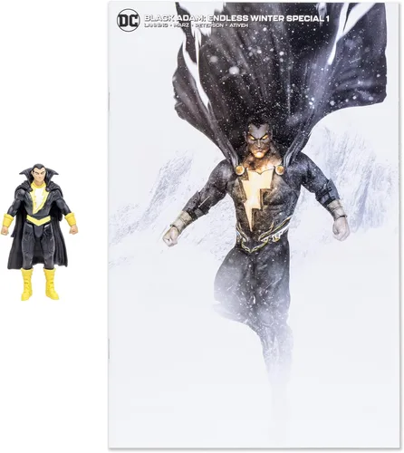 Miniatura 2 de McFarlane Toys - DC Direct - Figura de 3 pulgadas con cómic WV1 - ADAM negro (invierno sin fin)