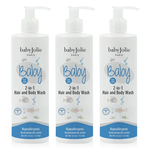 Miniatura 10 de Baby Jolie Gel de baño para bebés, gel de baño y cabello para niños y recién nacidos 2 en 1, champú + jabón, 7.5 onzas, 7.5 fl oz (1)