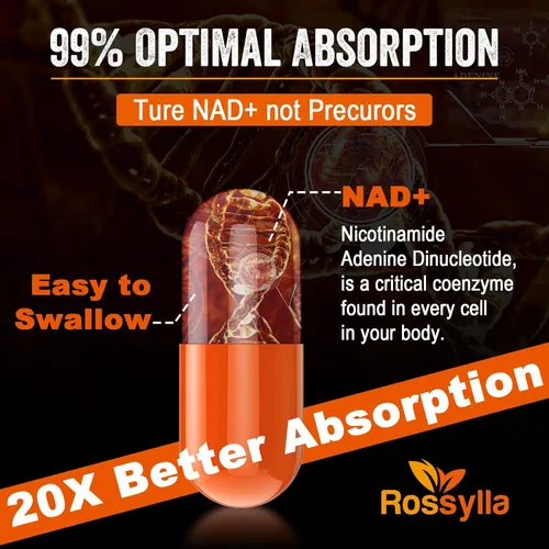 Miniatura 4 de Suplemento liposomal de NAD+ de 1300 mg La más alta absorción El suplemento de NAD más puro para aumentar NAD+ de manera eficaz Suplemento