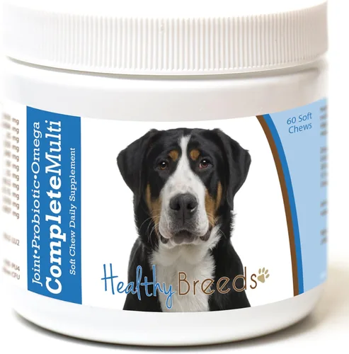 Miniatura 27 de Healthy Breeds Pug todo en uno multivitamínico suave masticable 60