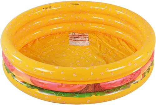 Miniatura 9 de Piscina para niños, hamburguesa de sandía, piscina inflable de helado, piscina de agua en verano, piscina de 45 pulgadas Piscina de helados