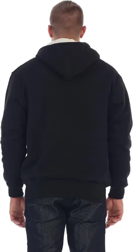 Miniatura 3 de Gioberti Chaqueta con capucha de forro polar pesado para hombre