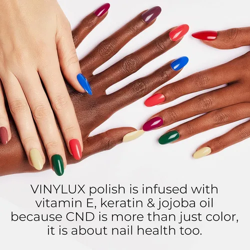 Miniatura 6 de CND Vinylux - Esmalte de uñas marrón de larga duración, color resistente al brillo y al astillado, 0.5 onzas líquidas Toffee Talk #428