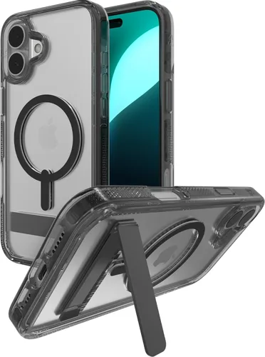 Miniatura 21 de ZAGG Santa Cruz Snap - Funda con función atril para iPhone 16 Pro Max, compatible con MagSafe, protección contra caídas de grado militar de 13 pies