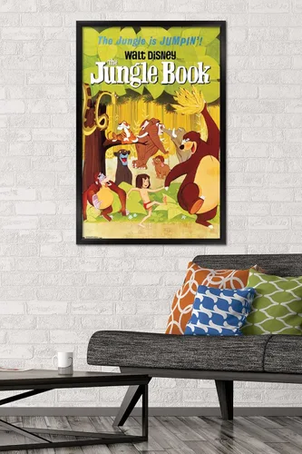 Miniatura 2 de Trends International Disney The Jungle Book - Póster de pared de una hoja, 24 x 36 pulgadas, versión enmarcada en negro