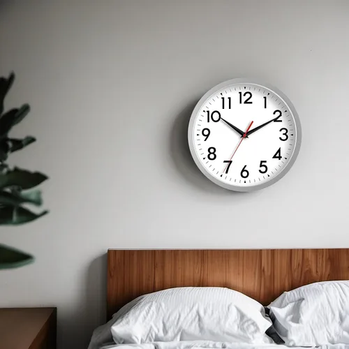 Miniatura 7 de DAXSMY Reloj de pared de 14 pulgadas, funciona con pilas, grande, silencioso, sin tic tac, analógico, decorativo, para sala de estar, oficina