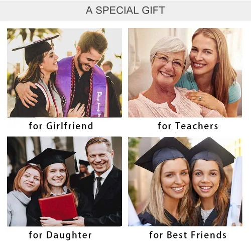 Miniatura 6 de Regalos de graduación para ella 2023, collares de graduación de búho del juicio para mujeres y niñas, regalos de graduación de escuela secundaria