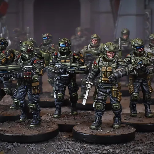 Miniatura 5 de GCPS Troopers - Warpath Universe