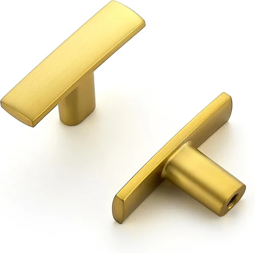 Miniatura 9 de Ravinte Paquete de 5 manijas de gabinete negras para gabinetes de cocina, tiradores curvados para cajones de 5-3/16 pulgadas de largo con agujero