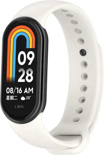 Miniatura 7 de Compatible con Mi Band 8 bandas para mujeres y hombres, 4 unidades de bandas de repuesto deportivas de silicona, pulseras de repuesto, correas