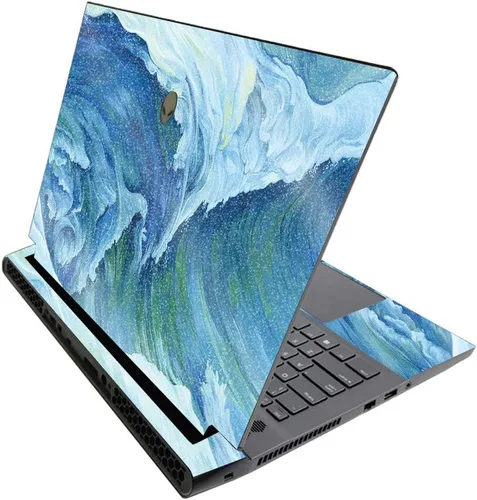 Miniatura 516 de MightySkins - Skin brillante con purpurina para Alienware M17 R3 (2020) y M17 R4 (2021) - Diversión de los años 90 Acabado duradero con purpurina