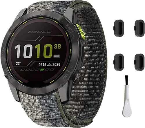 Compatible con la correa de reloj Garmin para Fenix 7x/ Fenix 7x Solar/Fenix 7x Sapphire Solar 1.024 in Nylon Camouflage Sport Bracelet [4+4