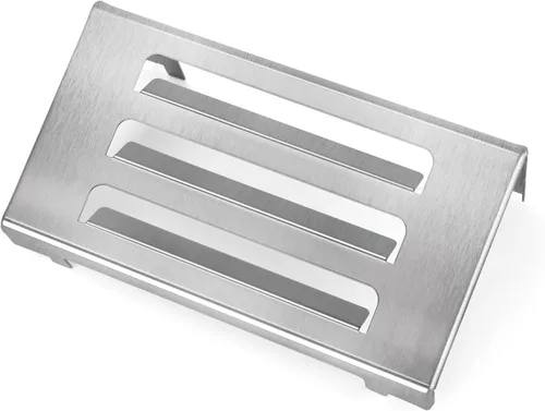 Miniatura 8 de QuliMetal 65505 Deflectores de calor para parrillas Weber Genesis serie 300 con pomos de control montados en la parte delantera, Genesis E/S-310