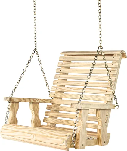 Miniatura 10 de Amish - Silla giratoria resistente con tratamiento a presión (mancha de cedro)