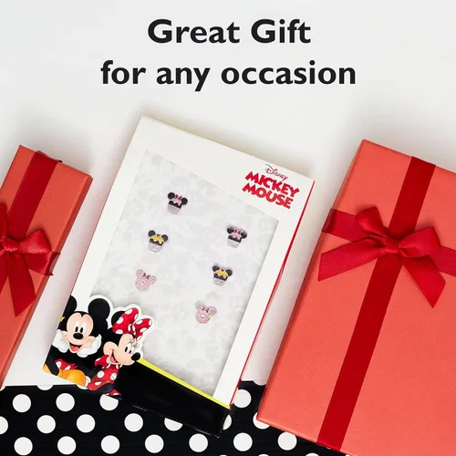 Miniatura 6 de Disney Mickey and Minnie Mouse Fashion Stud Earring Set - 345 Pairs Per Set