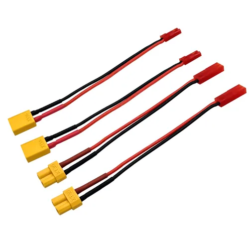 Miniatura 9 de 2 pares de adaptadores de conectores de batería Lipo JST a XT60 macho hembra para RC FPV Racing Drone Multicopter Quadcopter Gimbal Cámara aérea RC