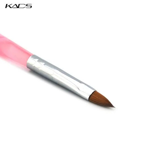 Miniatura 3 de KADS Kolinsky - Brocha de uñas acrílicas, diseño profesional de uñas, pincel para esmalte (2#)