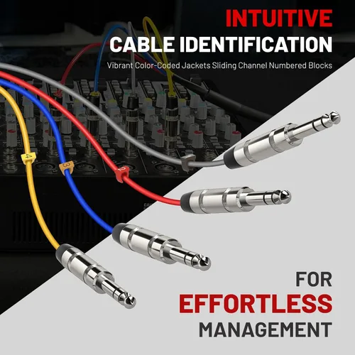 Miniatura 9 de Phenyx Pro Juego de micrófono inalámbrico de 4 canales PTU-5200-4B incluido con cable de serpiente de 6 pies