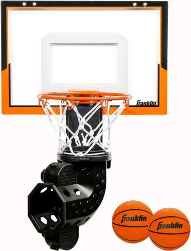 Miniatura 6 de Franklin Sports Mini Aro de Baloncesto con Reboteador y Pelota - Aro de Baloncesto Para Sobre la Puerta Con Reboteador Automático de Pelota - Juego