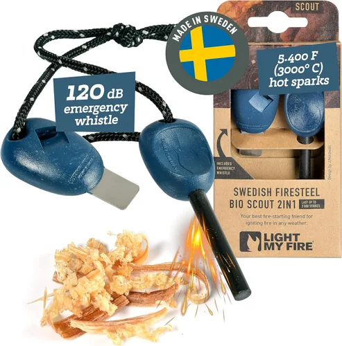 Miniatura 12 de Light My Fire Pedernal Arrancador de Fuego Ferro Rod Herramienta de Supervivencia Scout — Acero de Fuego Equipo de Bushcraft — Kit de Arrancador