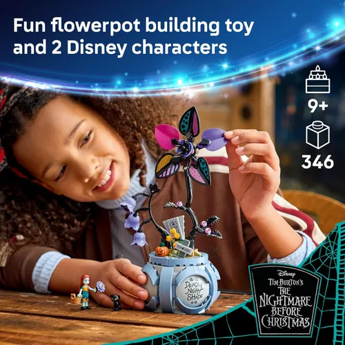 Miniatura 2 de LEGO Disney Sally - Juguete de construcción de maceta de Sally, juego de pesadilla antes de Navidad para niñas y niños, a partir de 9 años