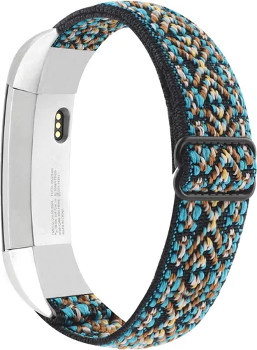 Miniatura 7 de Bandas elásticas ajustables compatibles con Fitbit Alta/Alta HR, correas deportivas de nailon elástico suave y transpirable de repuesto para mujeres