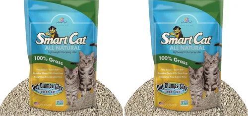 Miniatura 13 de SmartCat Arena natural para gatos, 20 libras (320 onzas, 1 paquete) – Alternativa a la arena de arcilla y pellets – Libre de productos químicos