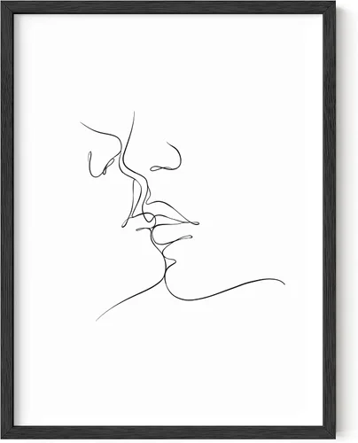 Miniatura 41 de HAUS AND HUES Impresión artística minimalista de mujer, póster de figura femenina, arte abstracto de pared neutro, arte de pared de dibujo lineal