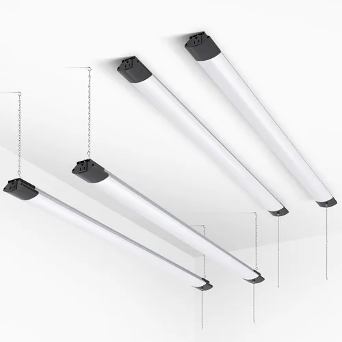 Miniatura 14 de Barrina BS84 - Luces LED para taller de 4 pies, 84 W, 10000 lúmenes, 6500 K, lámpara enlazable para garaje, sótano, colgante o montaje empotrado, 4