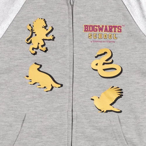 Miniatura 5 de Harry Potter Hogwarts - Sudadera raglán con capucha y bolsillos para niñas