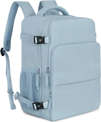 Miniatura 51 de Mochila de Viaje Snoffic para Mujer, Negro, 17 pulg.