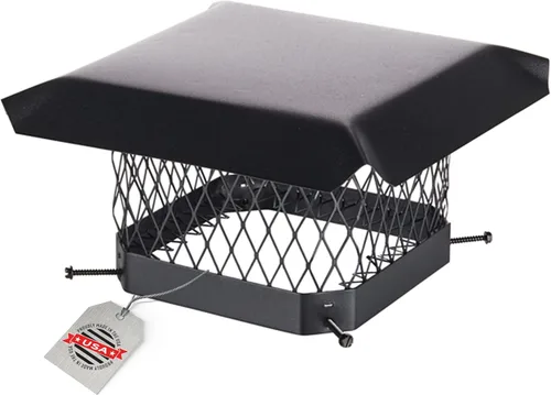 Miniatura 9 de HY-GUARD HGSS99 - Cubierta de chimenea de acero inoxidable con perno de combustión, tamaño de malla 3/4 pulgadas, se adapta al exterior de baldosas