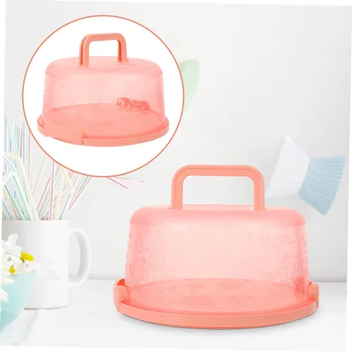 Miniatura 3 de YARNOW Caja portátil para tartas, soporte para cupcakes con tapa, soporte para cupcakes, contenedores de alimentos con tapas, transportador