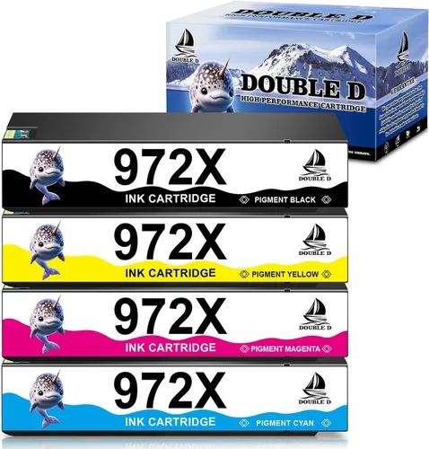 Miniatura 13 de DOUBLE D 712XL - Cartuchos de tinta negra de repuesto para HP 712 712XL BK para impresora de trazador de estudio DesignJet T650 T630 T230 T210