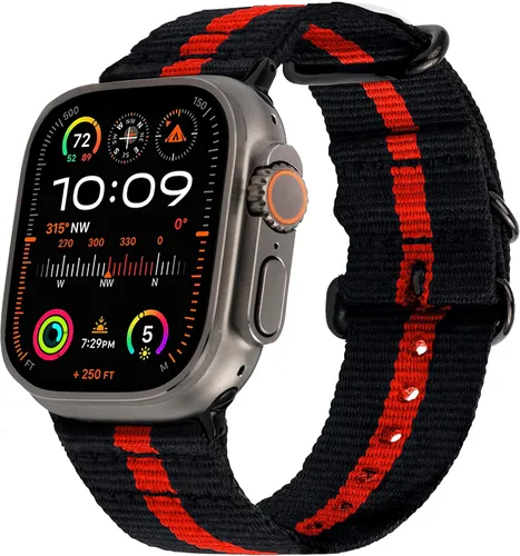 Miniatura 36 de Carterjett - Correa para Apple Watch 1.732 pulgadas, 1.654 pulgadas, 1.575 pulgadas, 1.496 pulgadas, nailon NATO, correas iWatch, mujeres y hombres