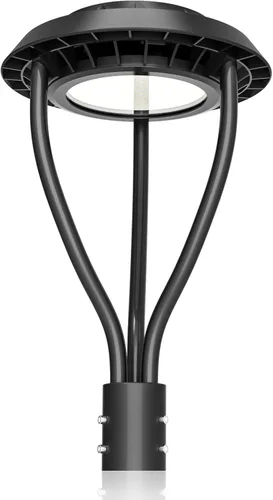 Miniatura 15 de KUKUPPO Luz LED de poste superior de 60 W, certificación ETL, 8400 lm, CCT ajustable 3000K/4000K/5000K, potencia ajustable 60W/48W/36W lámpara