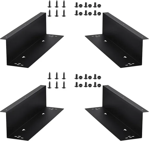 Barydat Juego de 2 soportes de montaje para cajones de efectivo de 16.14 x 3.94 x 3.35 pulgadas, compatibles con cajones cuadrados de caja