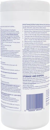 Miniatura 3 de Oxivir Diversey 1 toallitas desinfectantes, limpiador de peróxido de hidrógeno AHP, limpiador multisuperficie para uso doméstico y comercial