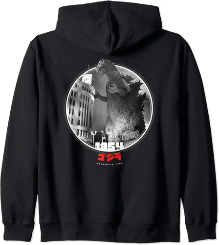 Miniatura 2 de Godzilla 1954 Icons of Toho Zip Hoodie, Negro, S