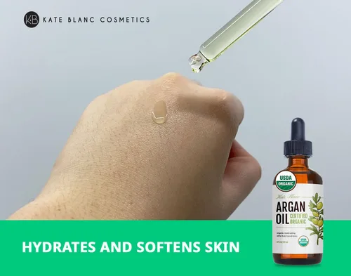 Miniatura 4 de Aceite de Argán marroquí orgánico virgen 100 % puro con certificación USDA, prensado en frío por Kate Blanc Estimula el crecimiento para el pelo