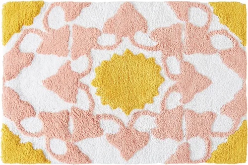 Miniatura 11 de Jessica Simpson Alfombra de baño de algodón, alfombra de baño de alta calidad, decoración lavable a máquina, 20 x 32 pulgadas, bonito trasero, gris