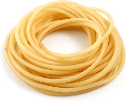 QWORK Tubo de goma de látex natural de 33 pies, 1/4 de pulgada de diámetro exterior de 3/16 pulgadas, tubo de laboratorio para el hogar, escuela